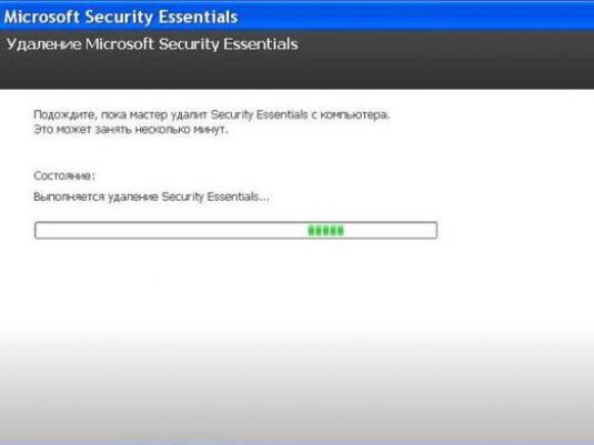 Jak odinstalować program Microsoft Security Essentials?