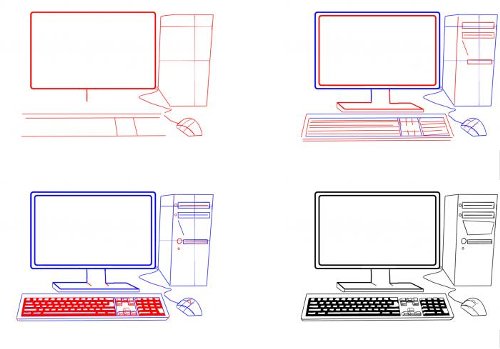 Jak narysować komputer?