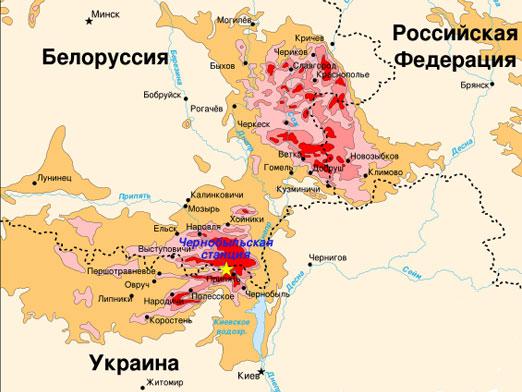 Gdzie jest Czarnobyl na mapie?